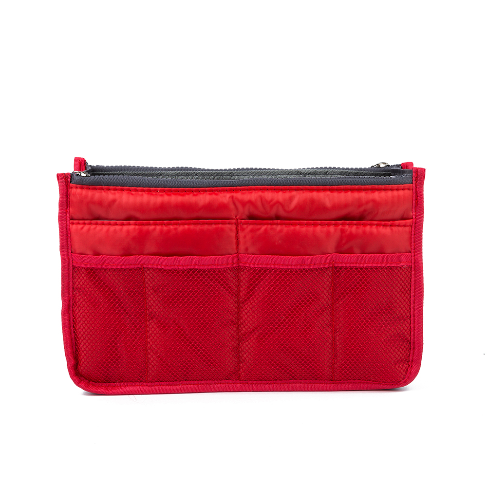 Damen Mädchen Multifunktionale Solide Kosmetiktasche Reißverschluss Schminktasche Speicherbeutel