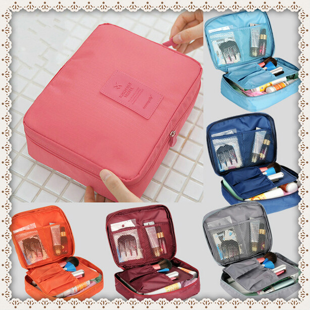 Neue Nylon Multifunktionsverfassungsorganisator beutelDamen Kosmetiktaschen Ourdoor Reisetasche Handtasche Bolsas