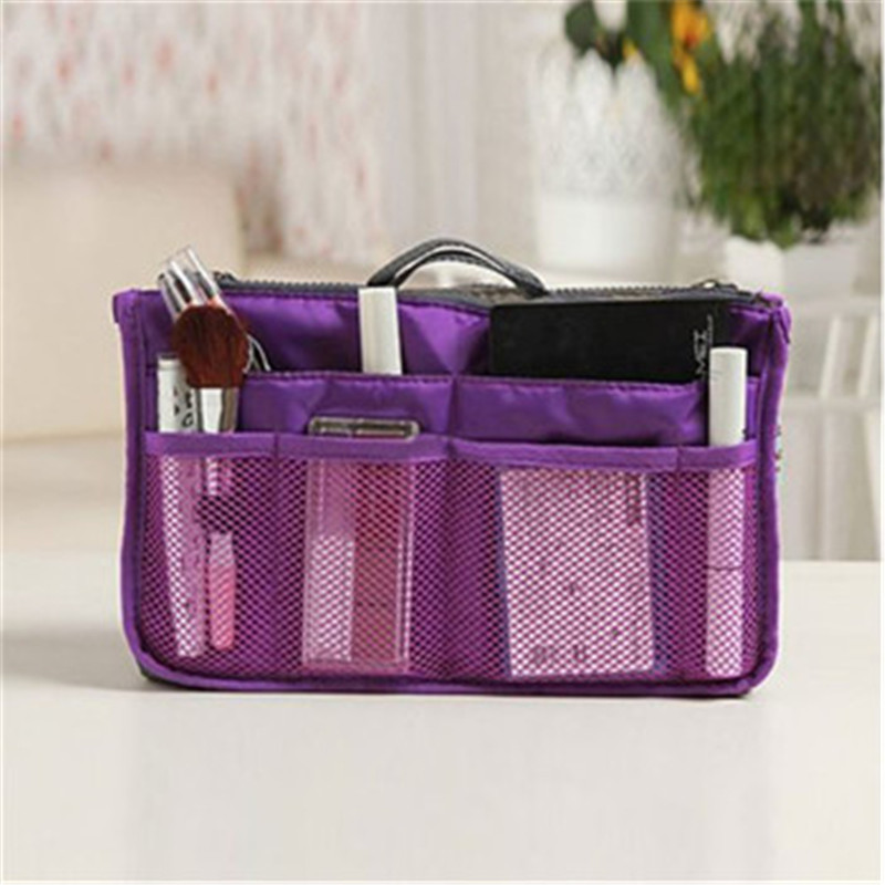 Damen Make Up Veranstalter Tasche Handtasche Große liner Reise Einsatz Dame Casual Kosmetiktasche Reisetasche
