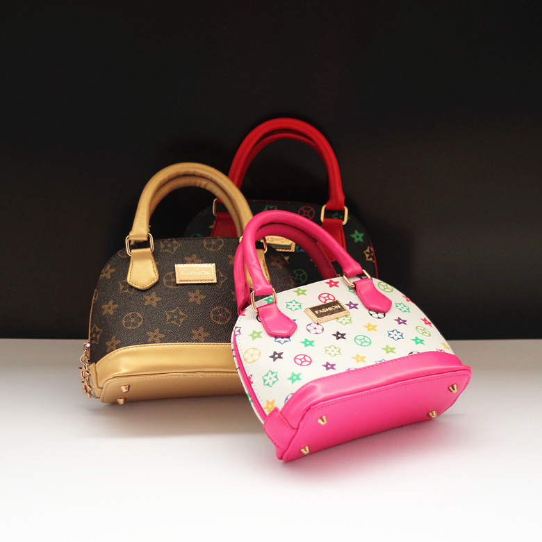 Baby Mädchen Mode Taschen Mädchen Zubehör Kinder Handtaschen Kinder PU Party Shell Tasche Schulter