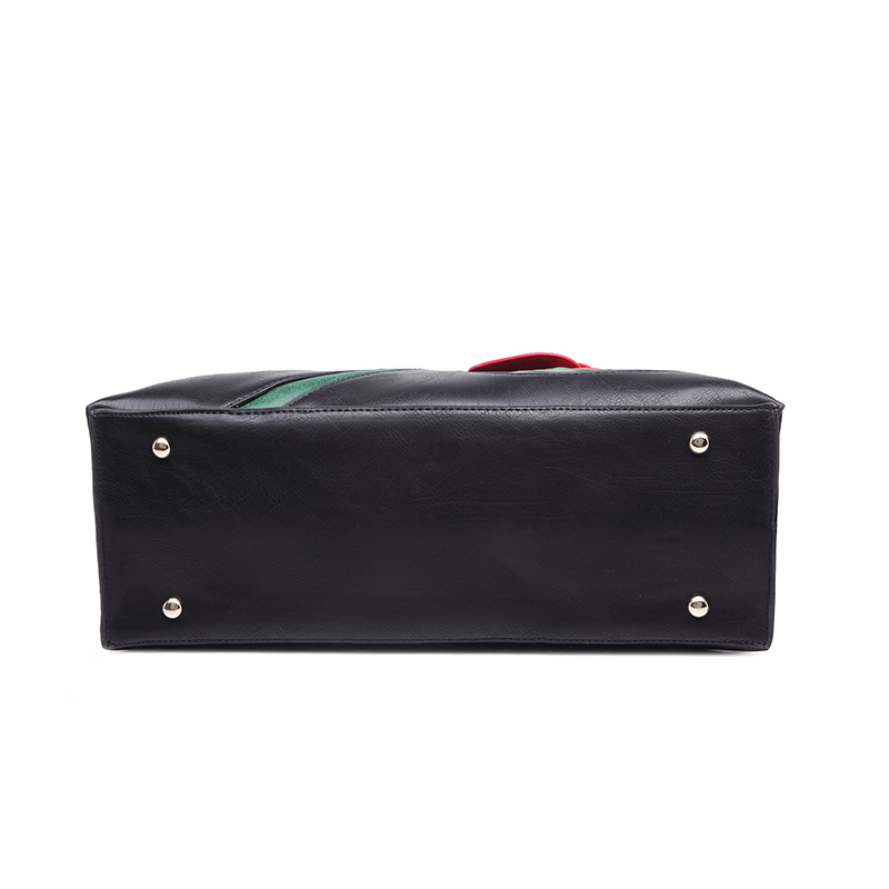 marke frühjahr neue Damen Einkaufstasche mit einer blume eimer Tasche qualität pu Leder Handtasche