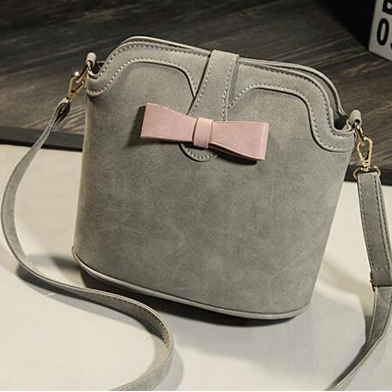 Neue Ankunft NubukLeder Kleine Damen Umhängetasche Mode Eimer Crossbody Tasche Für Damen Schultasche