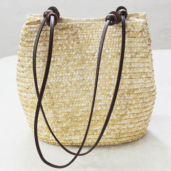 neue Vintage Damen Handtasche Mode Einkaufstasche Strandtasche Vintage Lässig Eimer Straw Tote Bag Sommer