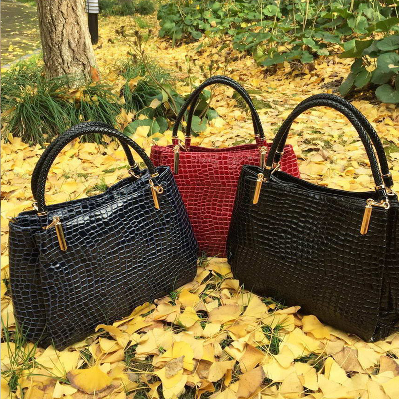 designer Marke Leder bolsas femininas Damen Tasche Damen Schultertasche Bag Weibliche Sac Krokodil Tasche