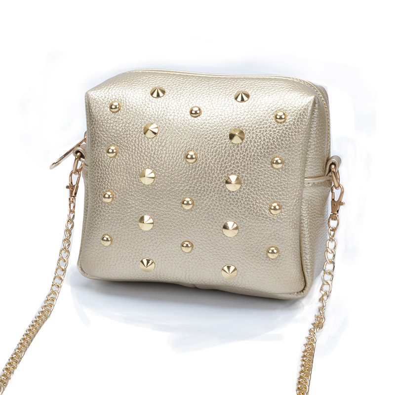 Niedrigsten preis Neue mode niet Damen Schultertasche pu Leder cross body bag designer Jahrgang Damen Mini Kette