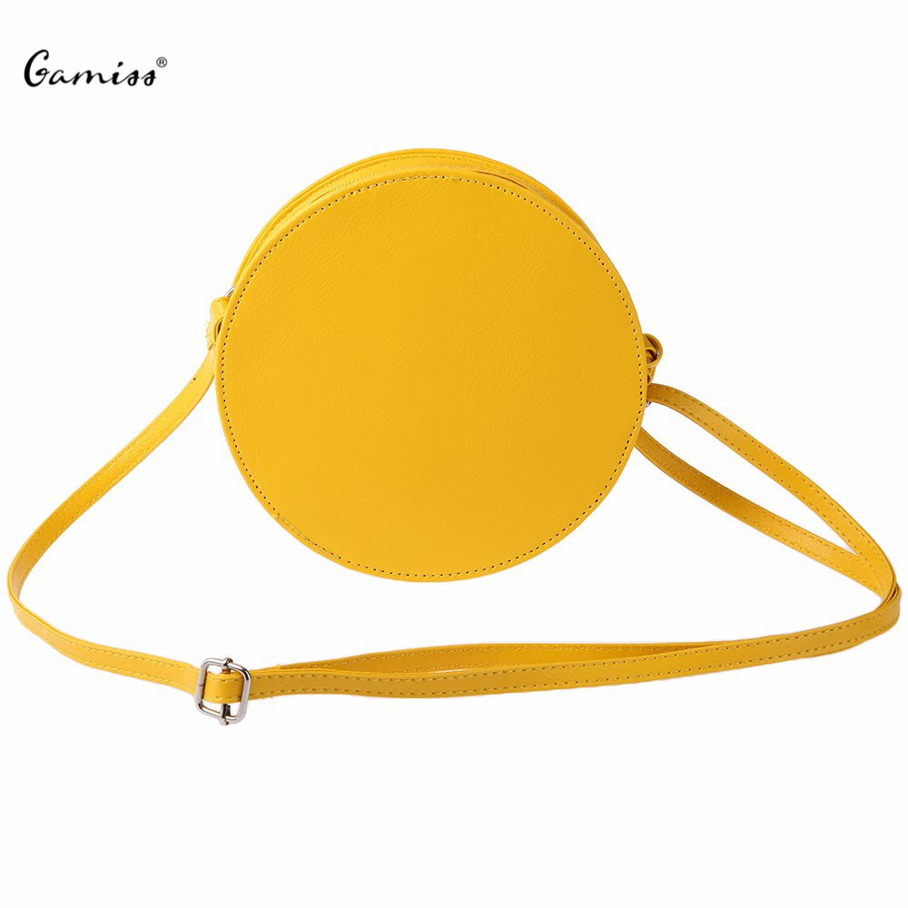 Neuankömmling Schulter Dual Zweck Mini Taschen Damen Runde Zitrone Muster Reißverschluss Crossbody Damen