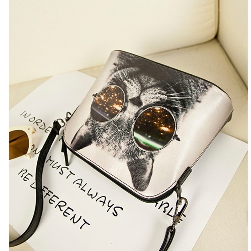 Mini Vintage Damen Umhängetaschen Mode Shell Damen Tasche Neue Pu Leder Damen Nachricht Beutel Zeichenmuster