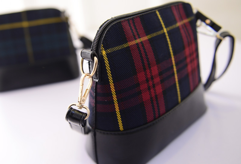 NEW Zeitlich begrenzte einzel messenger Taschen neue elegante Damen Tasche design pu Leder plaid nähte