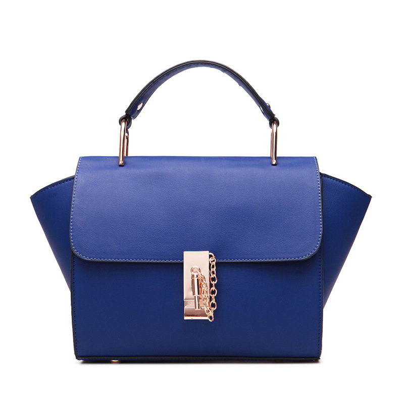 Neue Mode Damen Marke Designer Inspire Umhängetaschen Trapeze Ohren Smiley Schaukel tricolor Schloss Promi