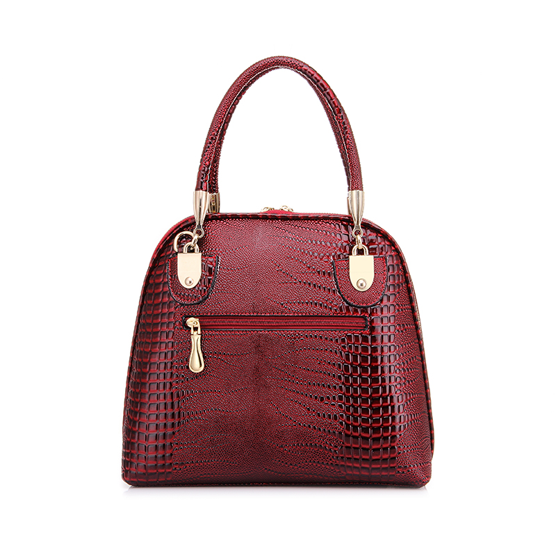 Neue mode Damen shell Tasche hohe qualität designer geprägte Handtasche krokoprägung pu Leder tote tasche