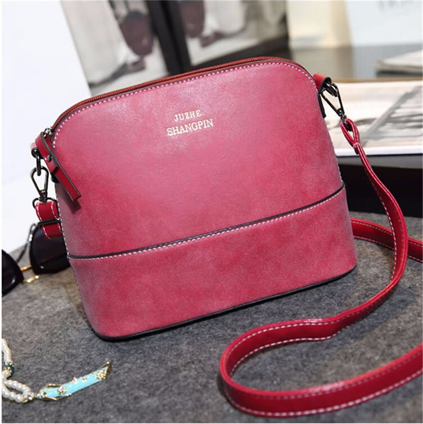 Neue Mode Damen Umhängetasche Peeling Shell Tasche NubukLeder kleine Taschen über die Schulter Damen