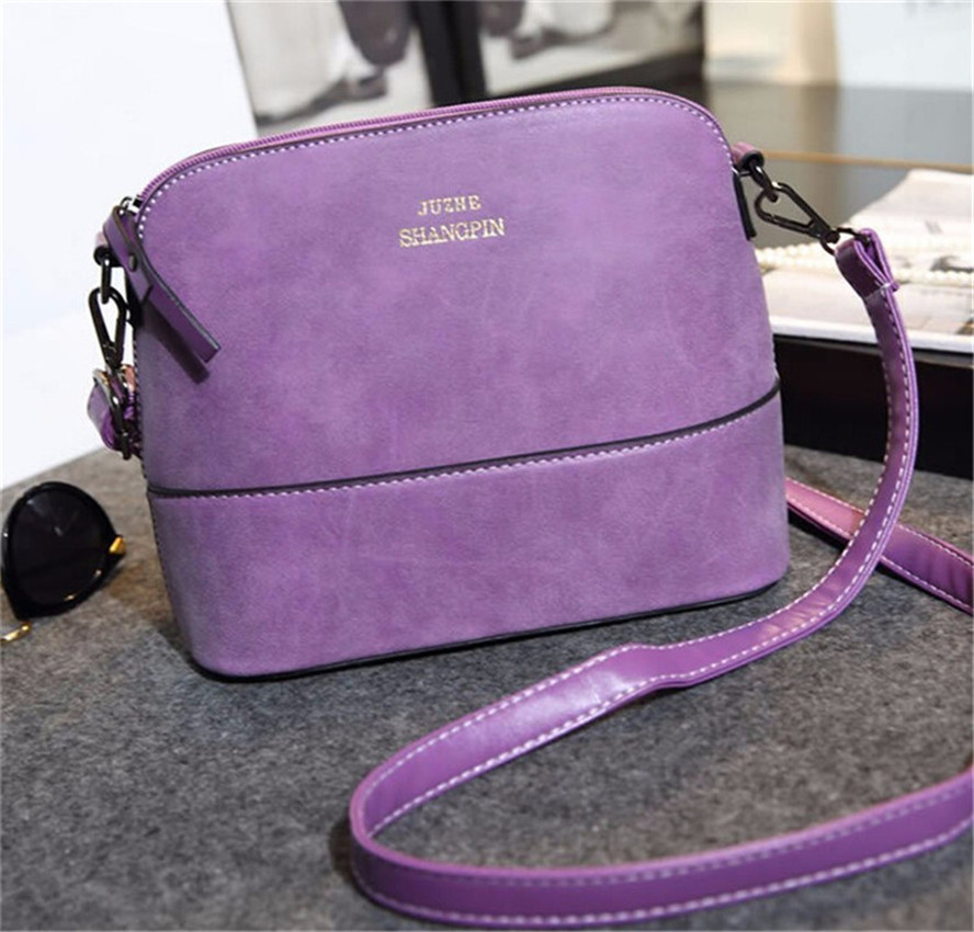 Neue Mode Damen Umhängetasche Peeling Shell Tasche NubukLeder kleine Taschen über die Schulter Damen