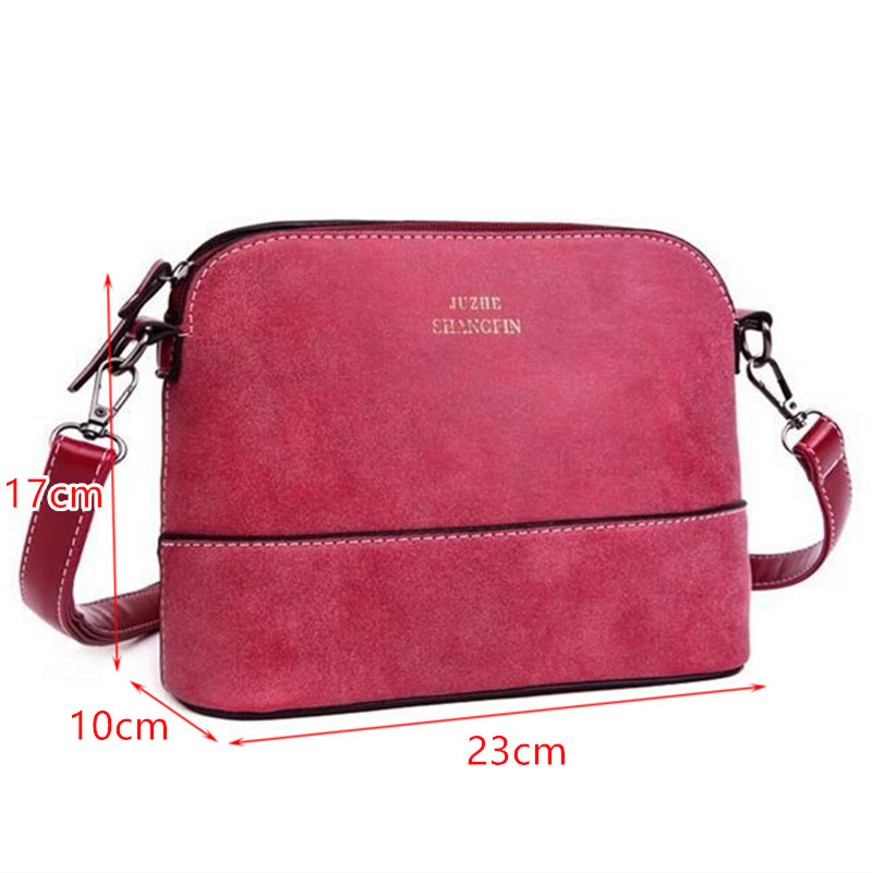 heißer Verkauf vintage Damen Tasche NubukLeder Umhängetaschen Kleine Crossbody Taschen Mode Damen