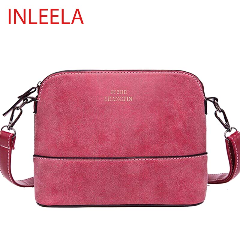 heißer Verkauf vintage Damen Tasche NubukLeder Umhängetaschen Kleine Crossbody Taschen Mode Damen