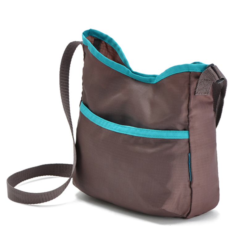 Damen nylon hobos Sporttasche Damen crossbody Umhängetasche Handtaschen Damen grau farbe sommer Schultertasche