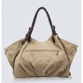 Hochwertige Leinwand Damen Handtasche Casual Große Kapazität Hobos Tasche Weibliche Bolsas Trapeze