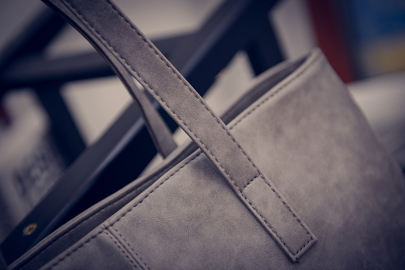 Damen Tasche mode Damen Leder Handtasche kurze Umhängetaschen grau schwarz große kapazität luxus