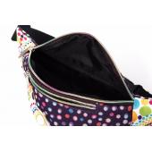 Gürteltasche für Damen Mode Gürteltasche Dot Printed Außen Nylon Gürtel Tasche Casual Taille