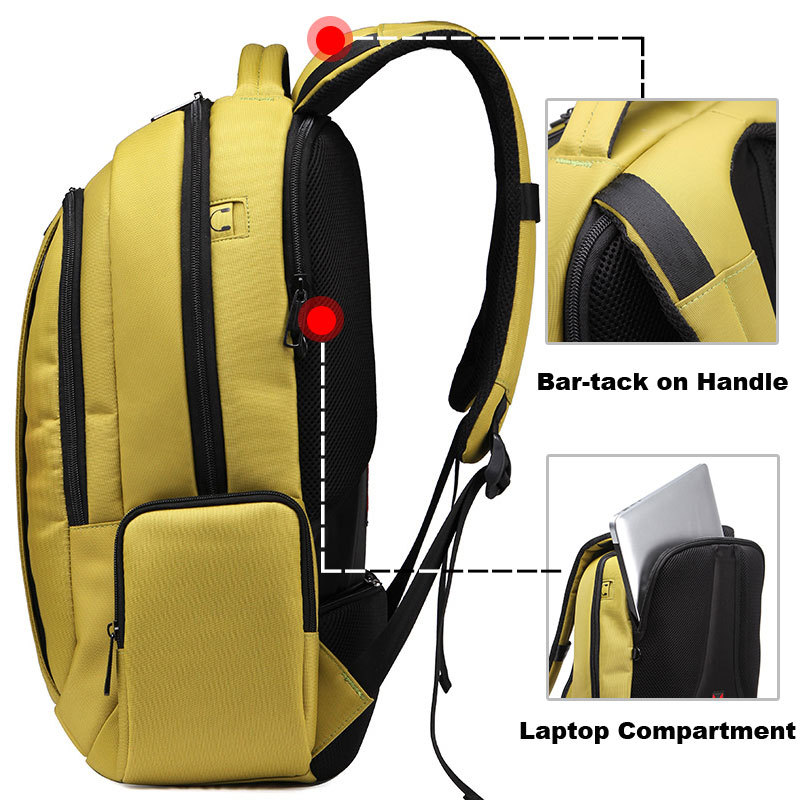 Marke Qualität Wasserdichter Nylon Rucksack Weiblichen Unisex Herren Rucksäcke für Laptop Damen Notebook