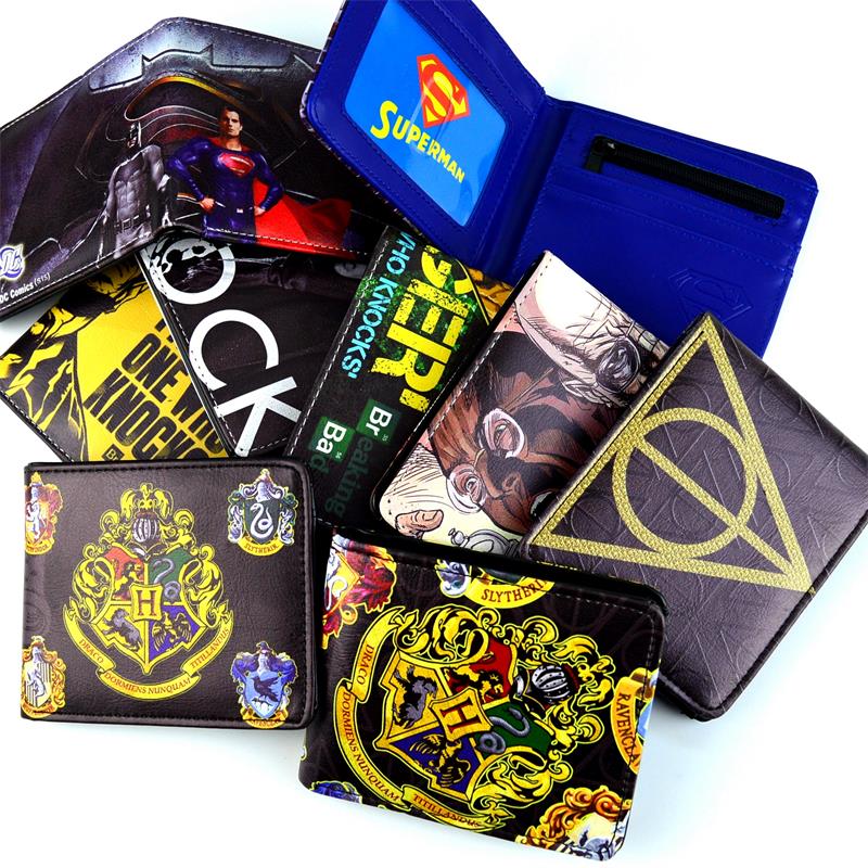 DC karikaturmappe Harry Potter Sherlock Zombies Eine kurze multi card bit minimalistischen cartoon Brieftasche