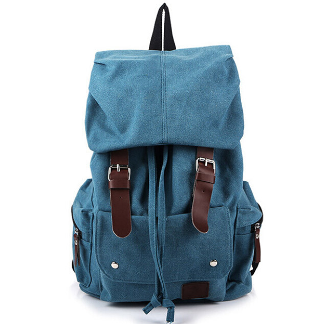 Neue  Mode Vintage Herren Rucksäcke Patchwork vintage Tasche Leinwand Umhängetaschen Rucksack Schultasche