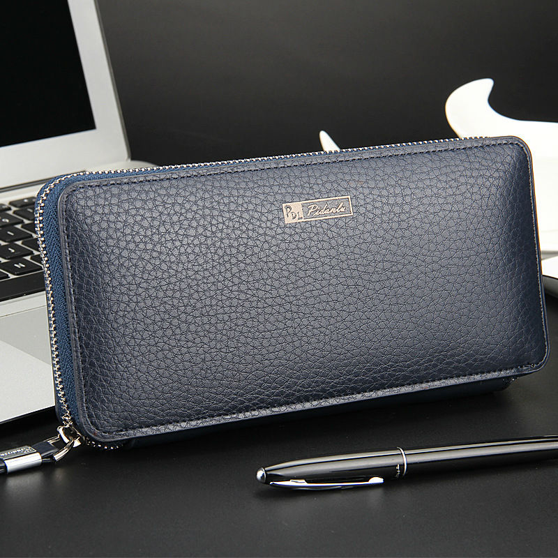 Marke Echtem Leder Männlichen Geldbörse Herren Handtaschen Lang Geschäft multifunktionale Geldbörse