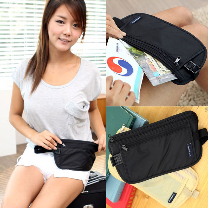 Reisen sport beutel Tasche versteckte kompakte sicherheitslösung Geld hüftgurt inhaber Tasche