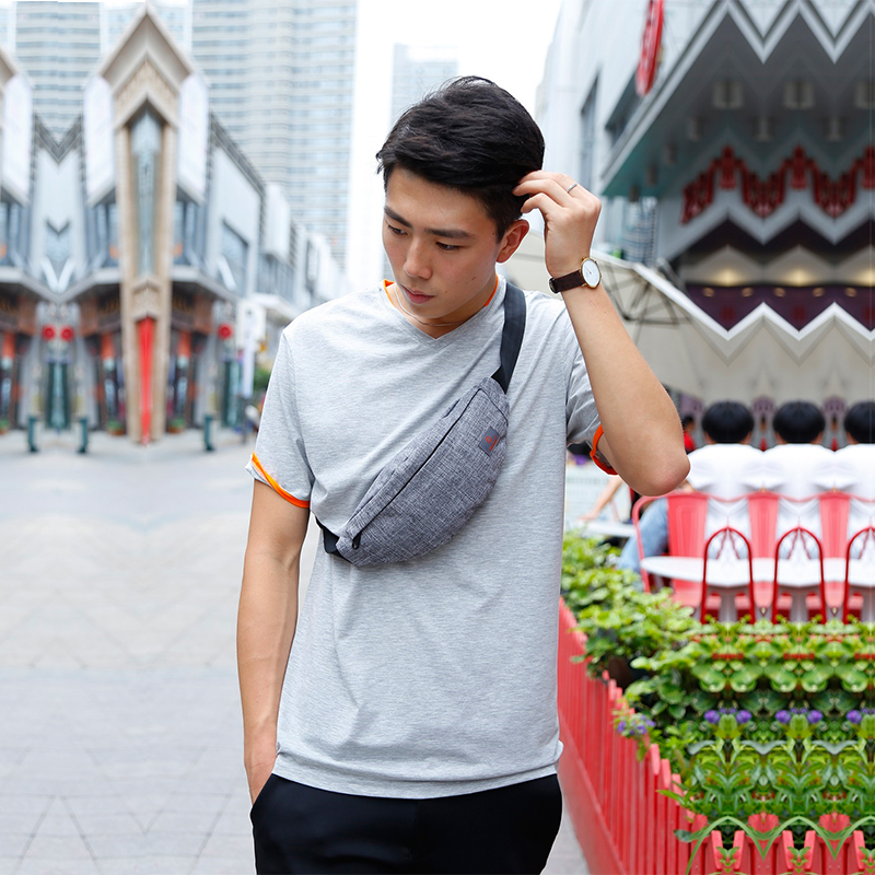 Herren Männlich Sport Lässige Funktions Gürteltasche Gürteltasche Geld Telefon Gürteltasche