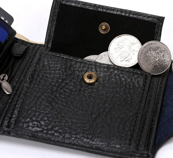 100% echtes Leder Herren Brieftasche Neue Heiße Mode Berühmte Mann Brieftaschen Geldbörsen Coin Tasche