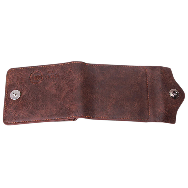 neue pu Herrenportemonnaie multifunktionale kurze bauform Herren Brieftasche Haspe Geldbörse kartenhalter