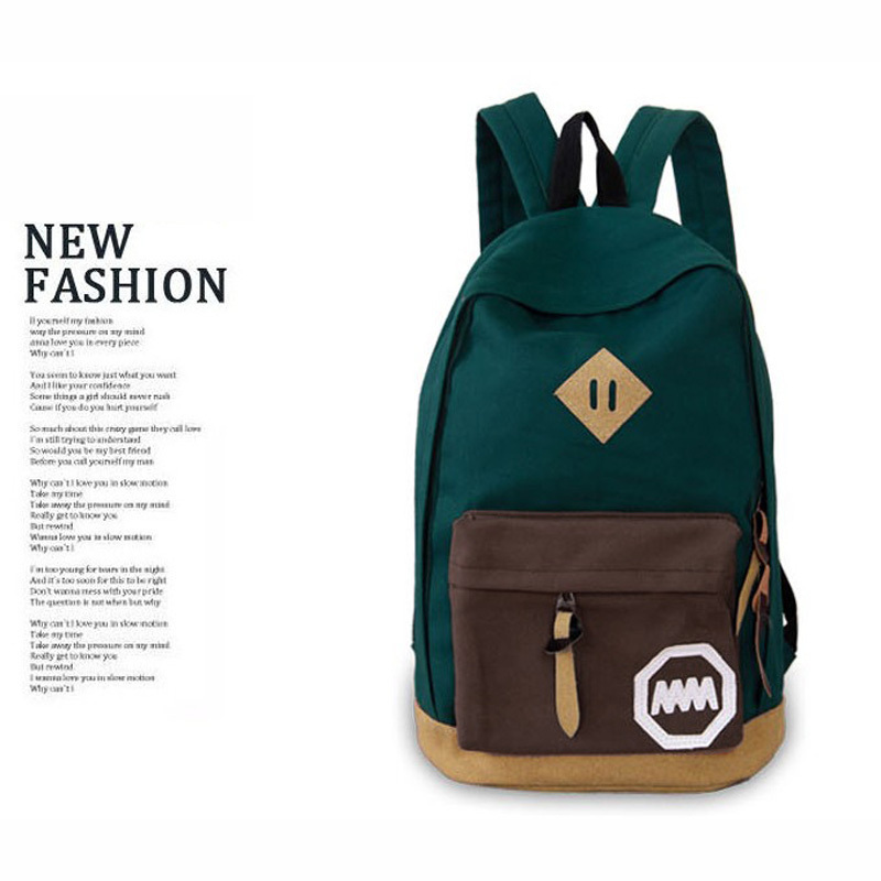 Neue Damen Rucksack heißer Verkauf neue Damen Schultasche Rucksack Schule Rucksäcke Mode Leinwand