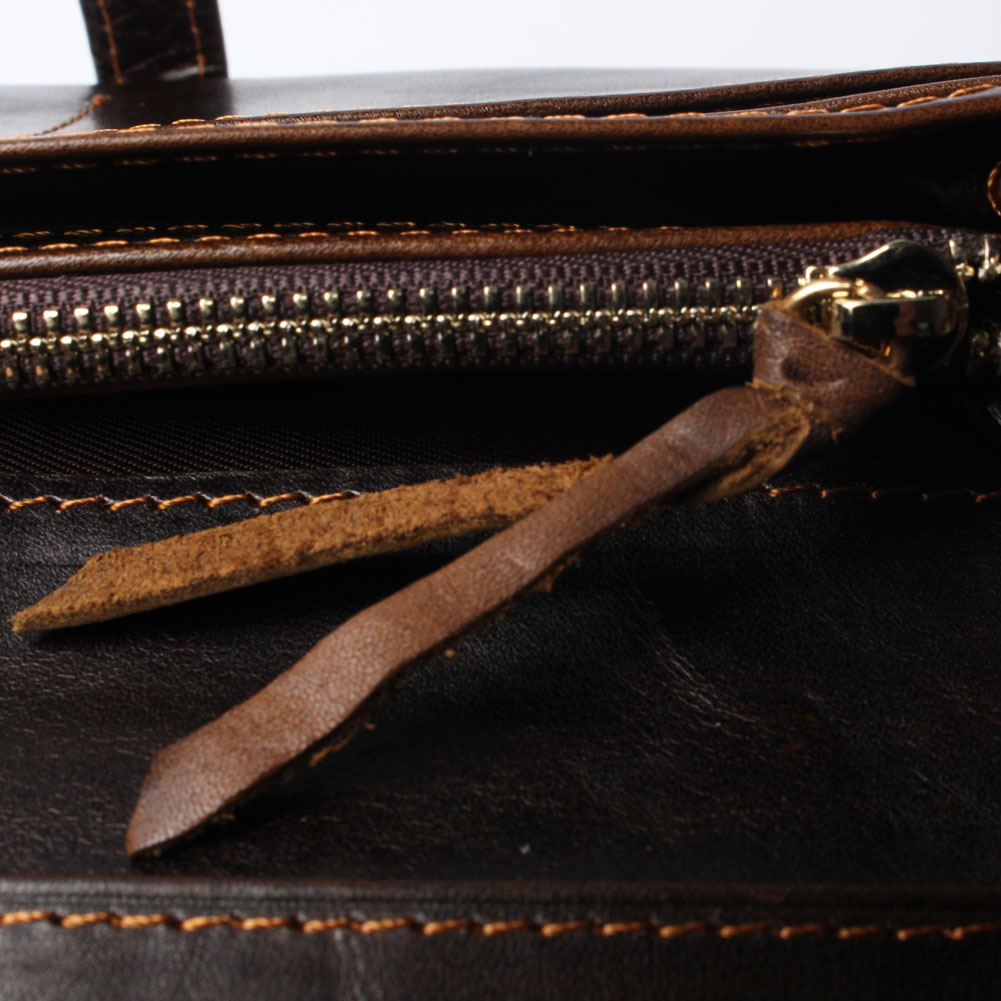 Neue Luxus Marke 100% Top Echtem RindsLeder Hohe Qualität Herren Lange Brieftasche Geldbörse Vintage Design