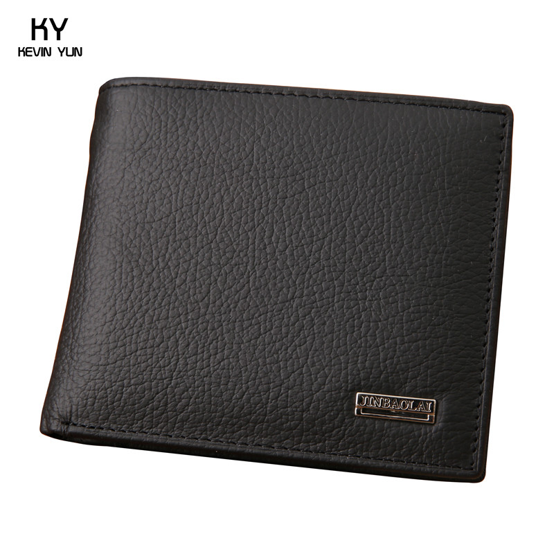 Vintage Herren Brieftaschen aus echtem Leder Geldbörse kurz casual männlichen kartenhalter carteira marke