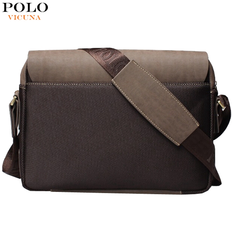 POLO Berühmte Marke Geschäfts Echtes Leder Messenger Bags Für Herren Matt Echt Leder