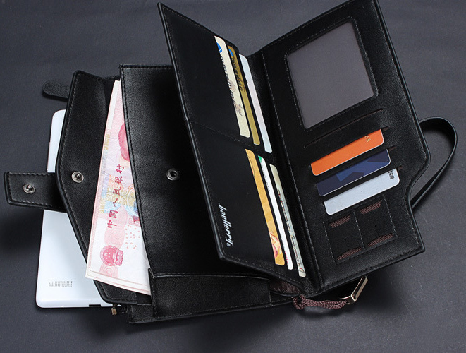 neue Herren Geldbörsen Beiläufige Brieftasche Herren clutch Tasche Marke Brieftasche langen design