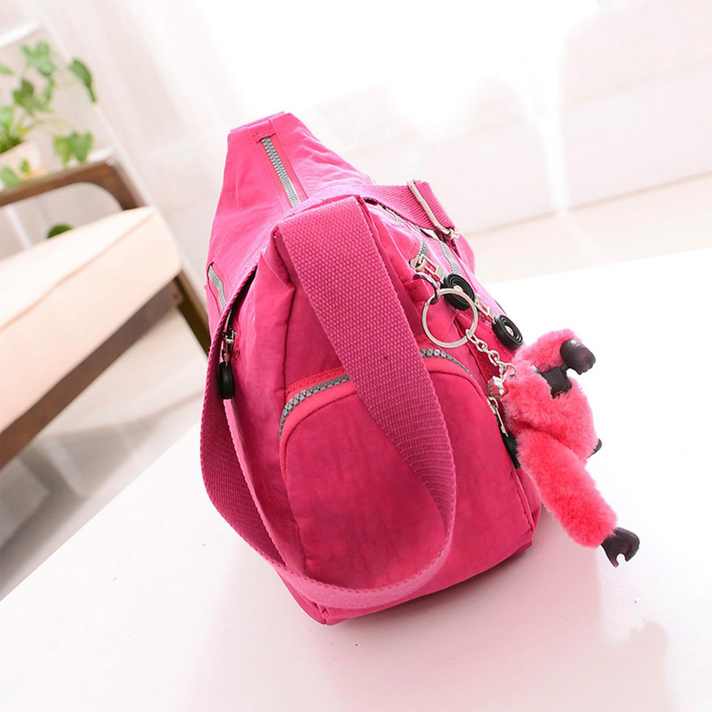 Damen Messenger Bags Crossbody Tasche Nylon Wasserdichte Umhängetasche Mehrere ReißverschlussTaschen