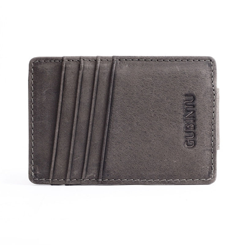 Top Qualität Herren Brieftaschen Geldscheinklammer carteira Vintage Stil Leder Geld inhaber männliche