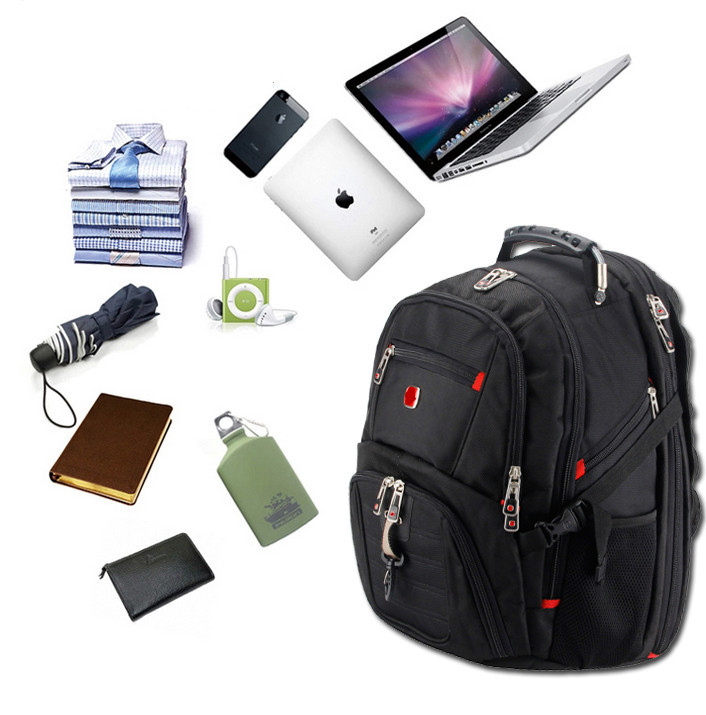 neue Schweizer Herren Damen Laptop Rucksack Mochila Masculina 15 Zoll Rucksäcke Gepäck Reisetasche