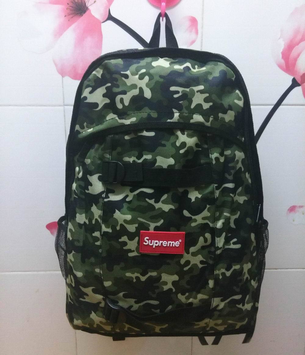 neue Supreme Rucksack Sport Skateboard Rucksack Tasche Herren und Damen Camouflage Rucksack Schul Beliebte Sommer