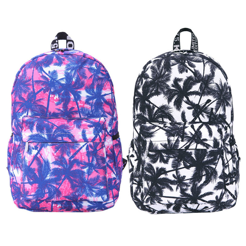 Damen Leinwand Rucksack Mode Graffiti Schulter Schultasche Rucksäcke für Teenager Mädchen Sport Reise