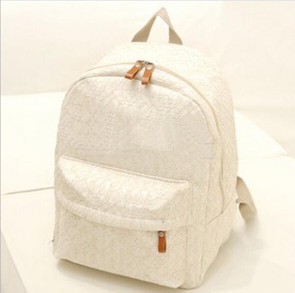 Freies Verschiffen Hochwertige Spitze Taschen Damen New College windbag Necessaire Temperament Rucksack Schwerkraft