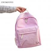 Heißer neue Marke Design Mode schwarz Leinwand Damen Rucksack lässig Reise Taschen adrette Schultaschen