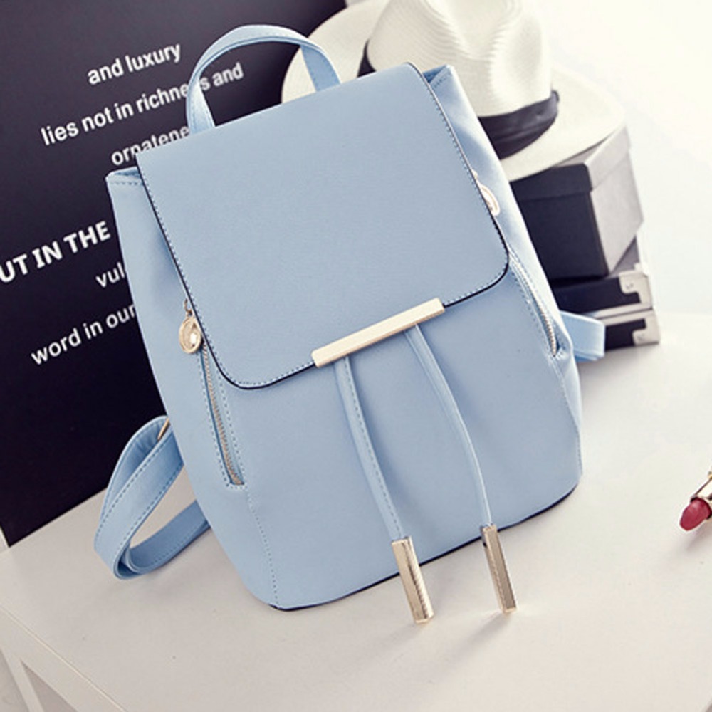 Mode Damen Rucksäcke Leder Schule Rucksäcke für Teenager Mädchen Damen Umhängetaschen