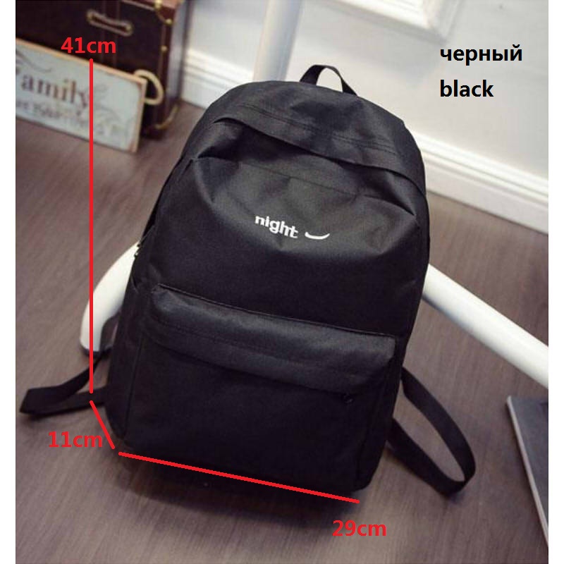 Nacht Tag Bestickt Leinwand Rucksack Neue Schule Rucksack Für Damen Teenager Mädchen Mochila Escolar Damen