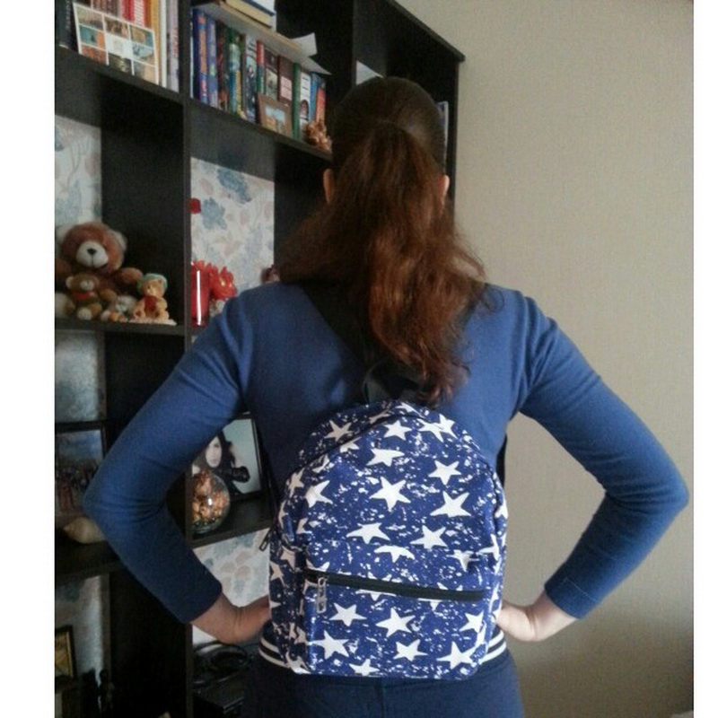 Japan Fashion Kleine Gedruckt Rucksack Hohe Qualität Leinwand Schulranzen Leichten Schule Rucksäcke