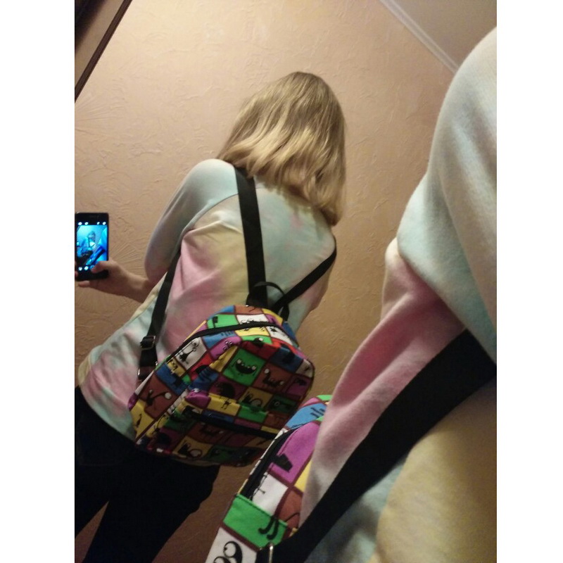 Japan Fashion Kleine Gedruckt Rucksack Hohe Qualität Leinwand Schulranzen Leichten Schule Rucksäcke