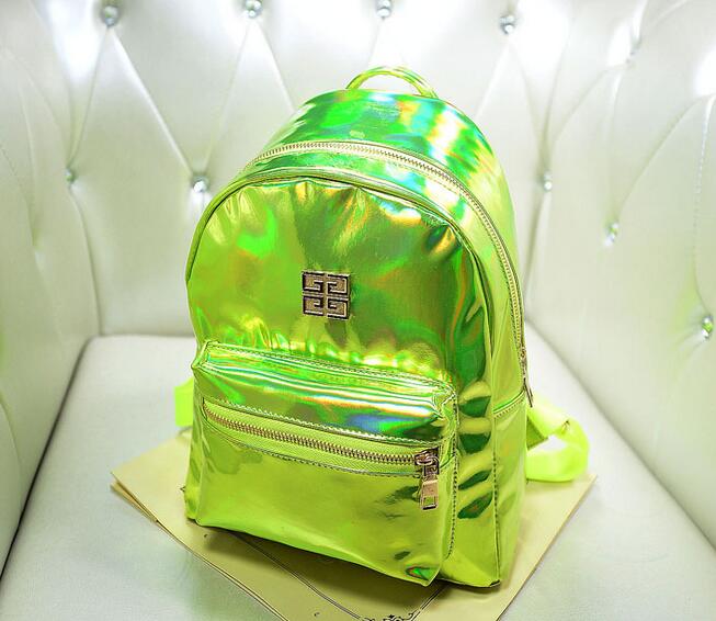 Hotselling Mode Hologram Rucksack Für Schüler Damen Laser Silber Farbe Holographic Tasche