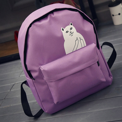 neuen japanischen katze Schule leinwand Rucksack für Damen Teenager Mädchen paar cartoon College Wind