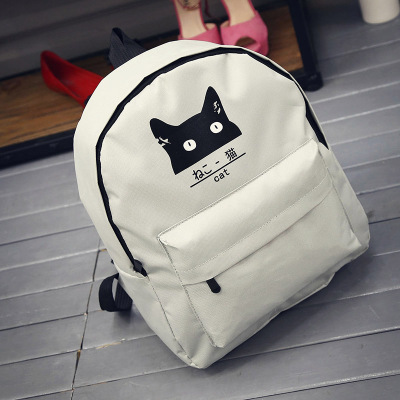 neuen japanischen katze Schule leinwand Rucksack für Damen Teenager Mädchen paar cartoon College Wind