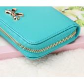 Neue marke Kupplung Brieftasche Hot Korean Niedlich Bowknot Solide Damen Langen Reißverschluss Leder Geldböse